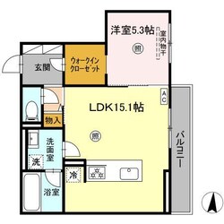 （仮）D-room鍋島２丁目の物件間取画像